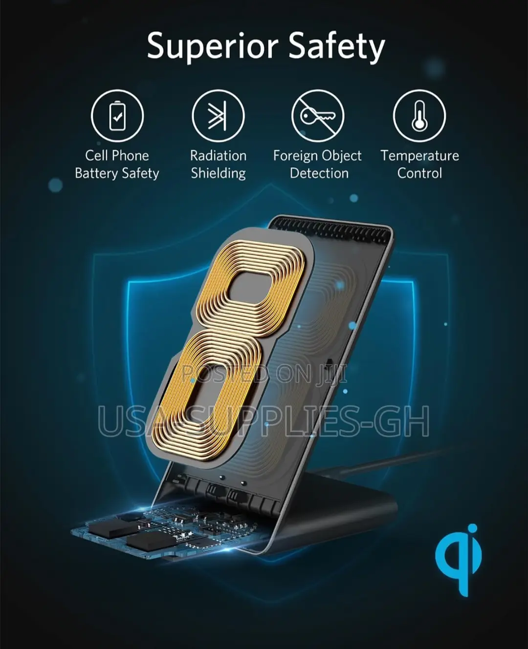Anker 313 Wireless Fast Charging Stand From Usa.