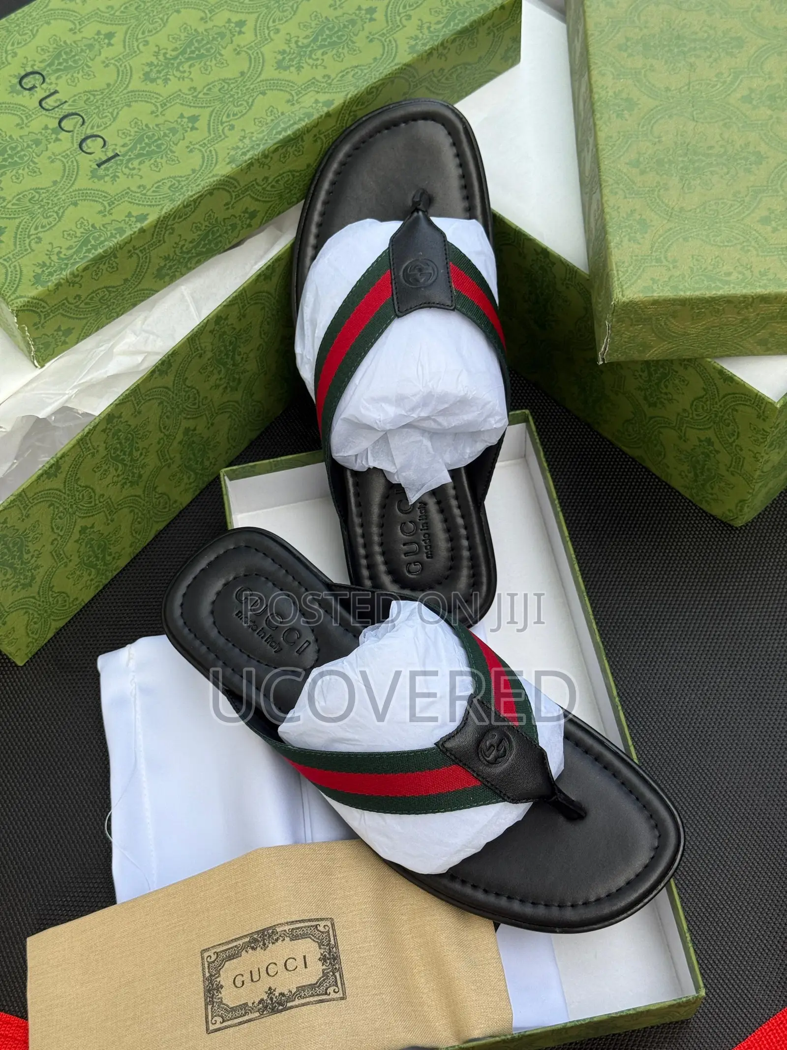 Gucci Slippers for Men, Soft Sole Wear Resistant