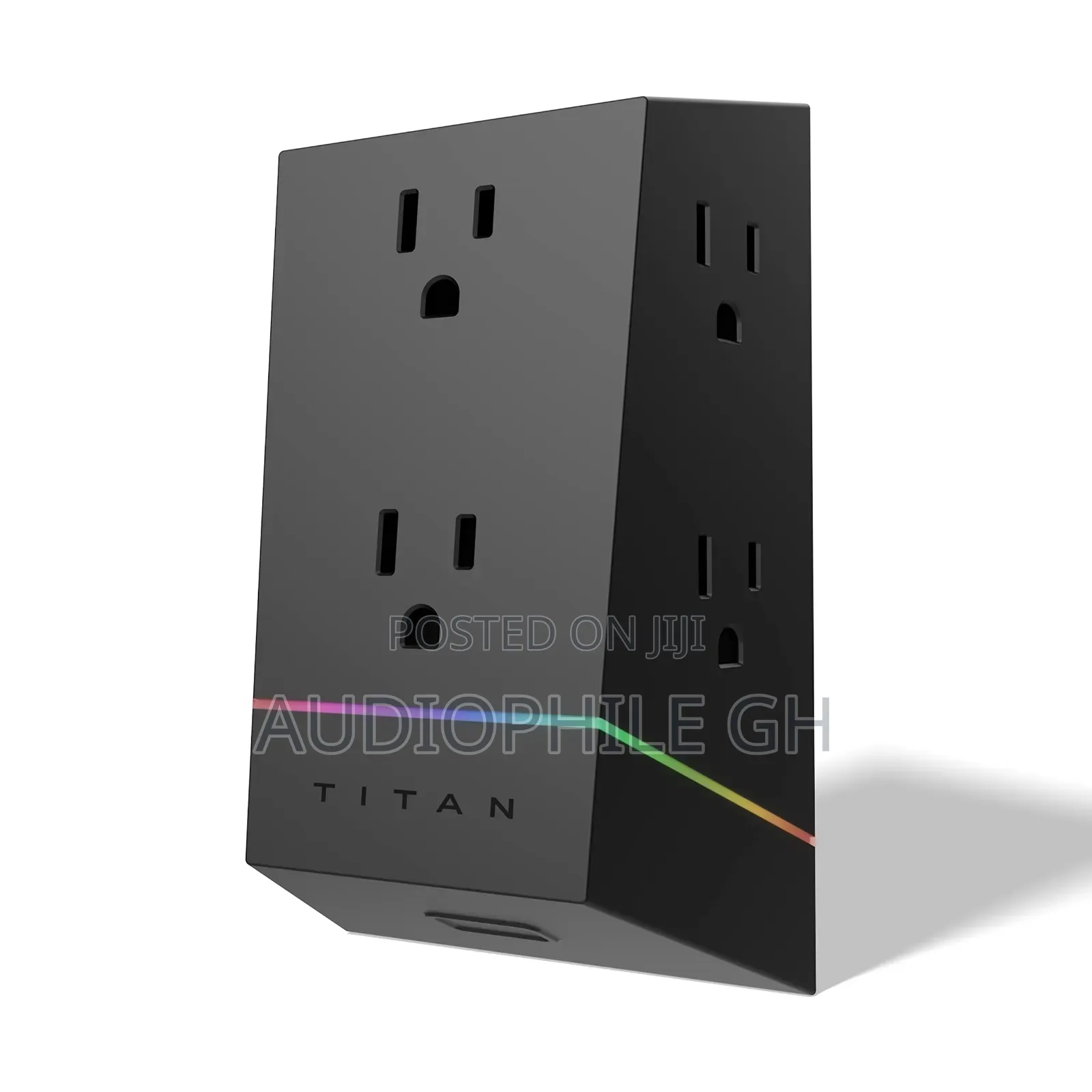 Titan - 6 Outlet Ultrashielding 120v Tap Surge Protector