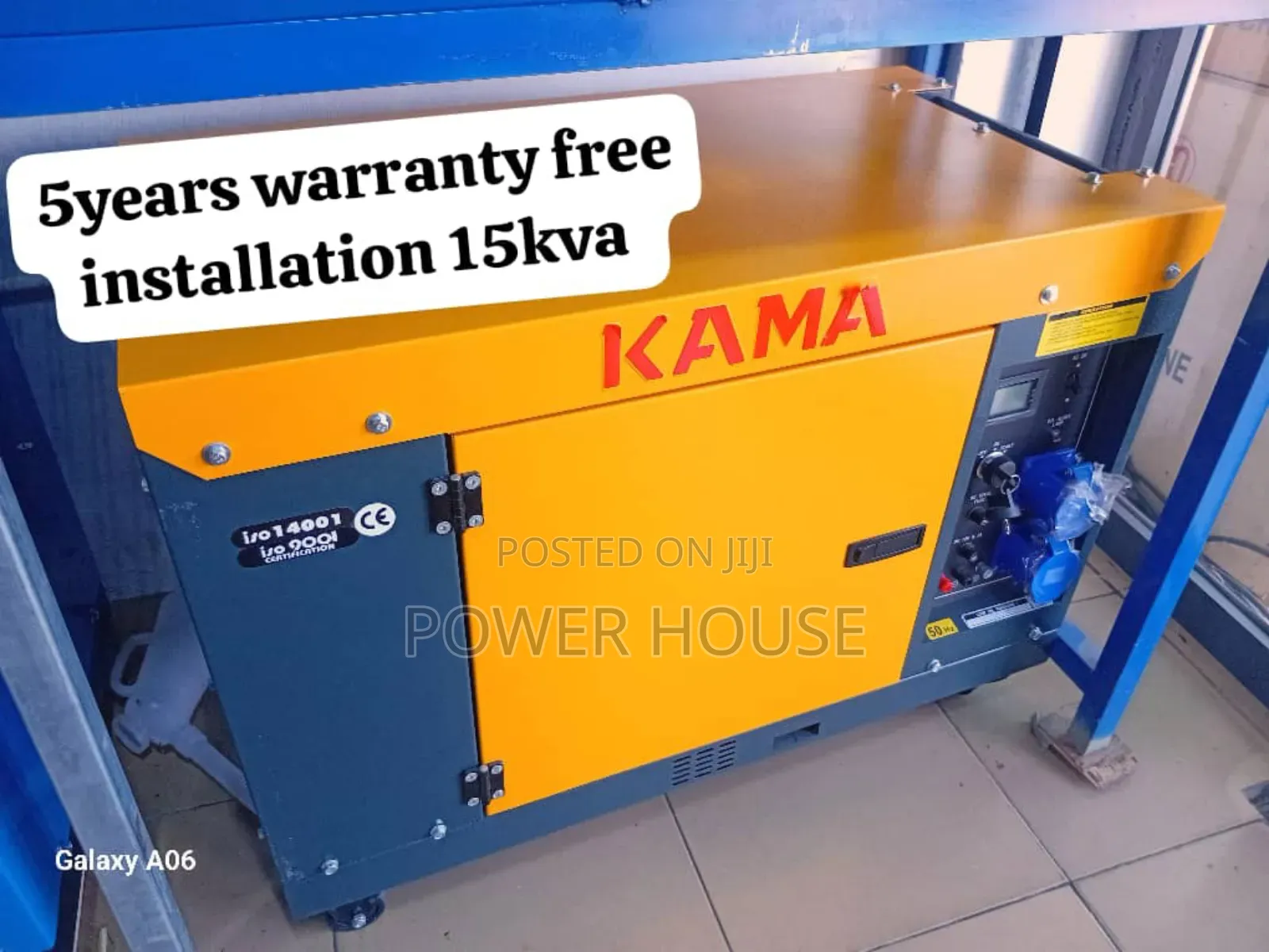 Energetic Vortex 16500watts 15kva Kama Diesel Generator