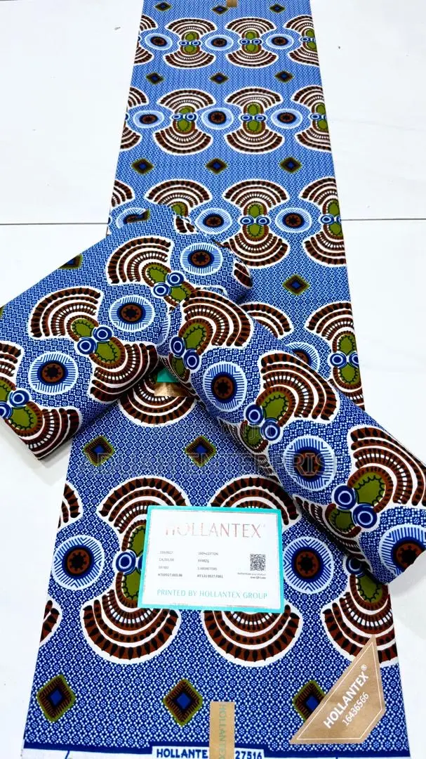 6 Yards African Hollandis Clothes