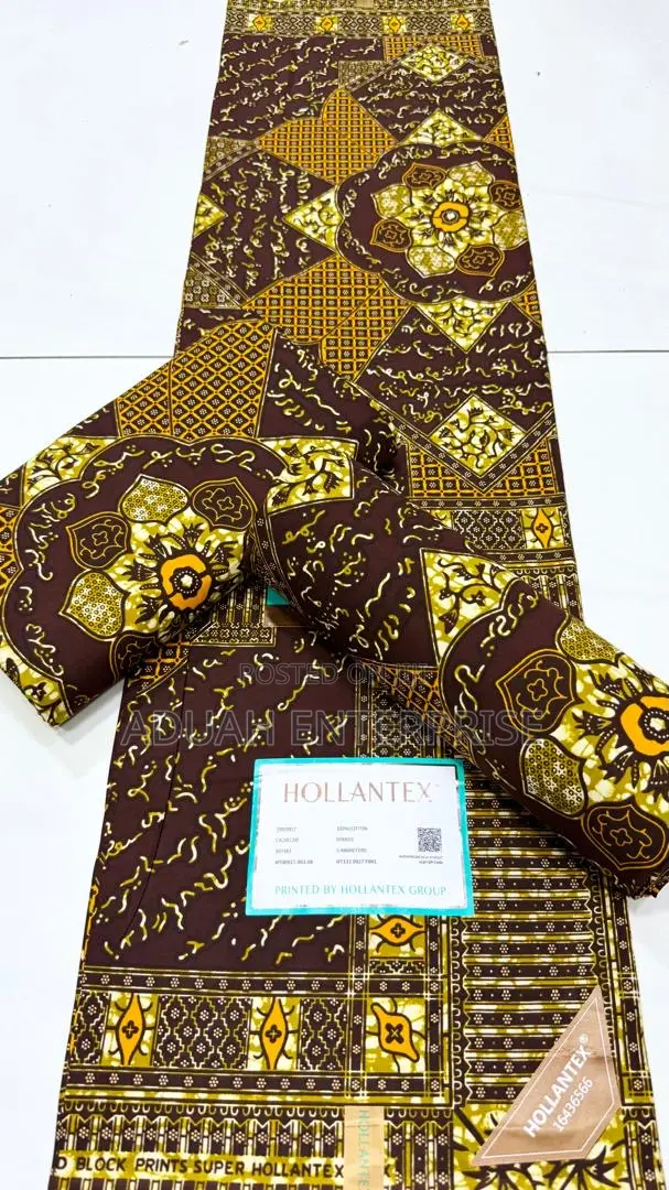 6 Yards African Hollandis Clothes