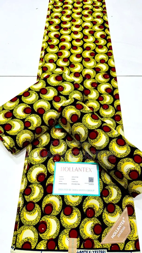 6 Yards African Hollandis Clothes
