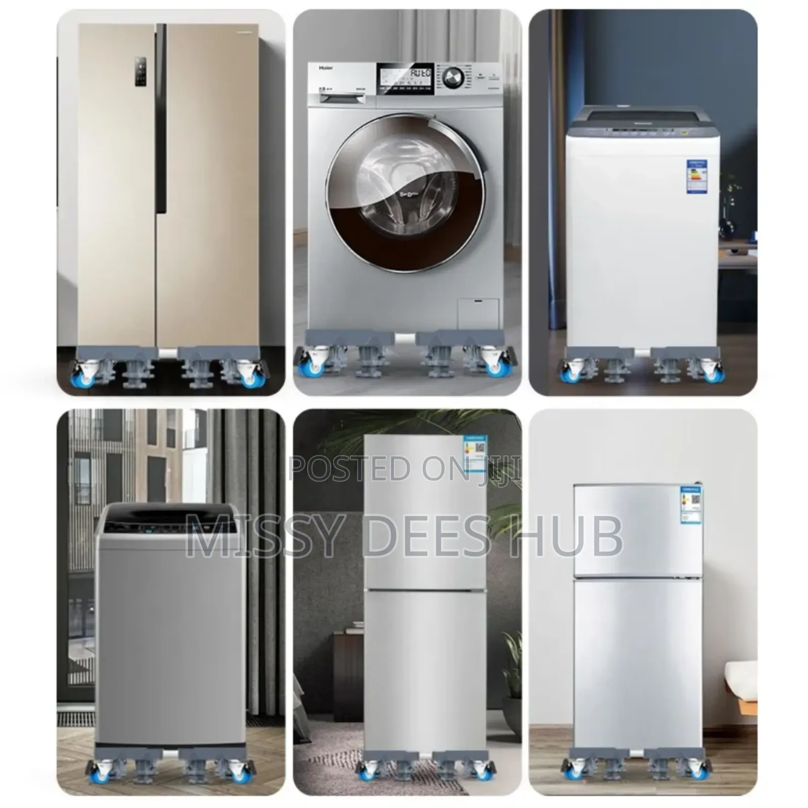 Solid Movable Base for Fridges and Washing Machines