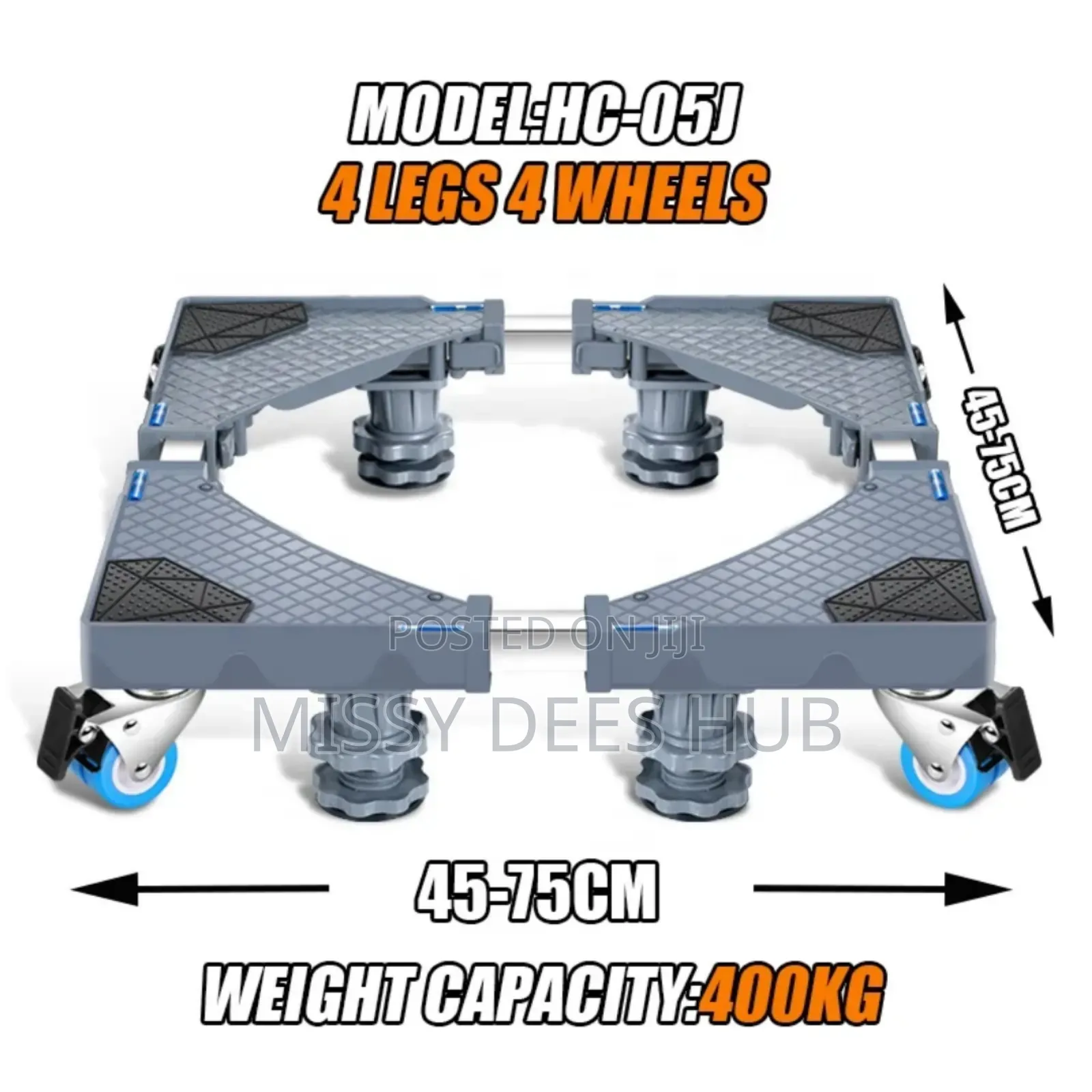 Solid Movable Base for Fridges and Washing Machines