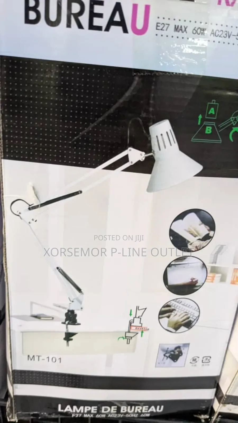 Desk Clip Electric Lamp