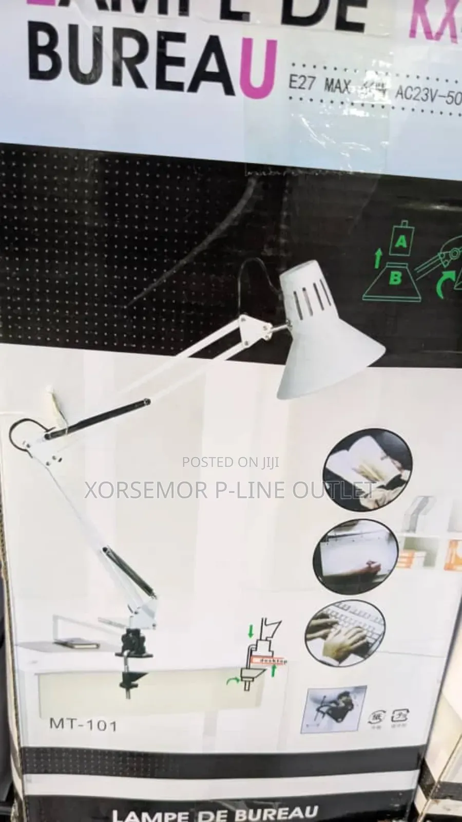 Desk Clip Electric Lamp