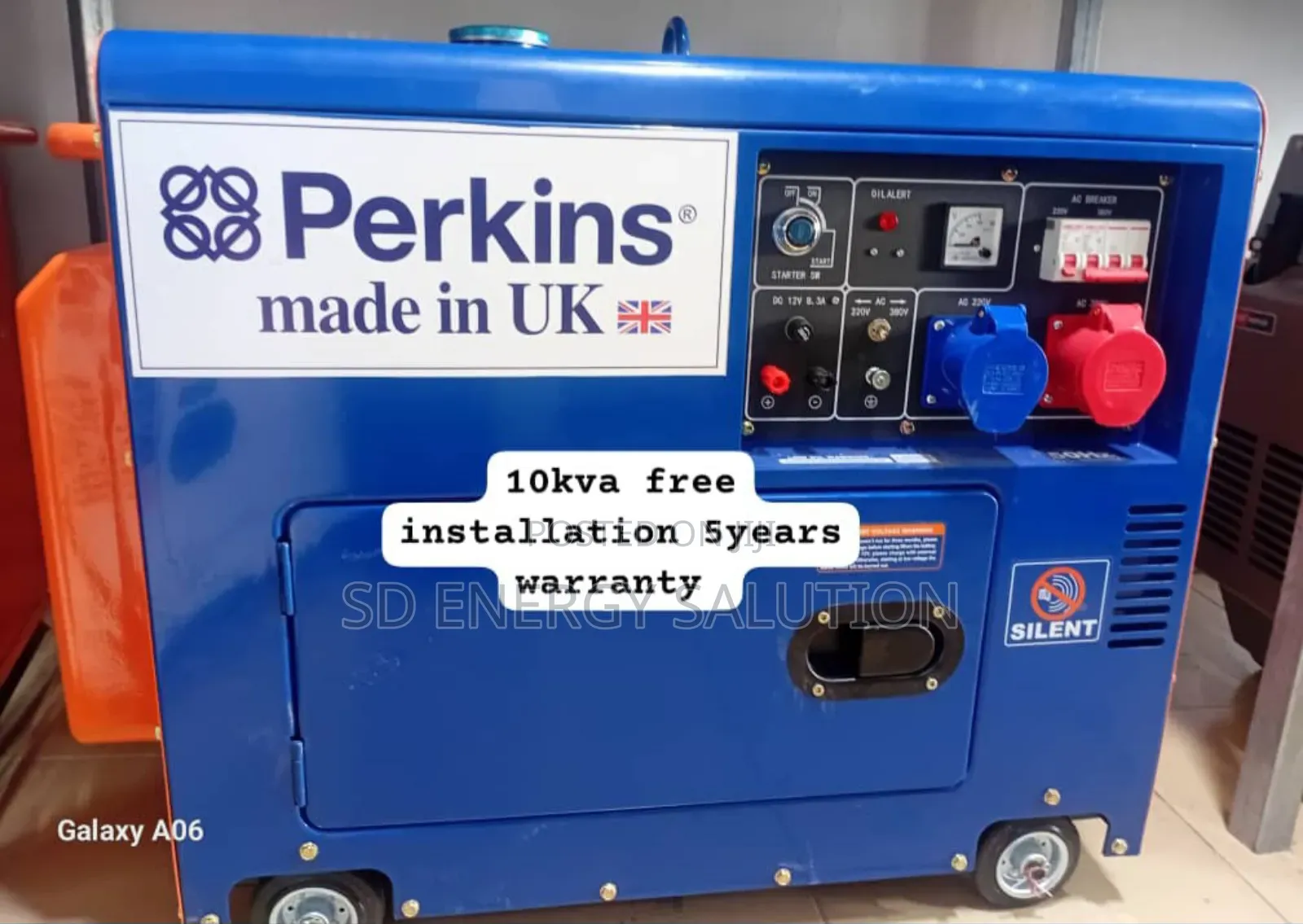 Solarsnap Perkins 10kva Diesel 13000watts Diesel Generator