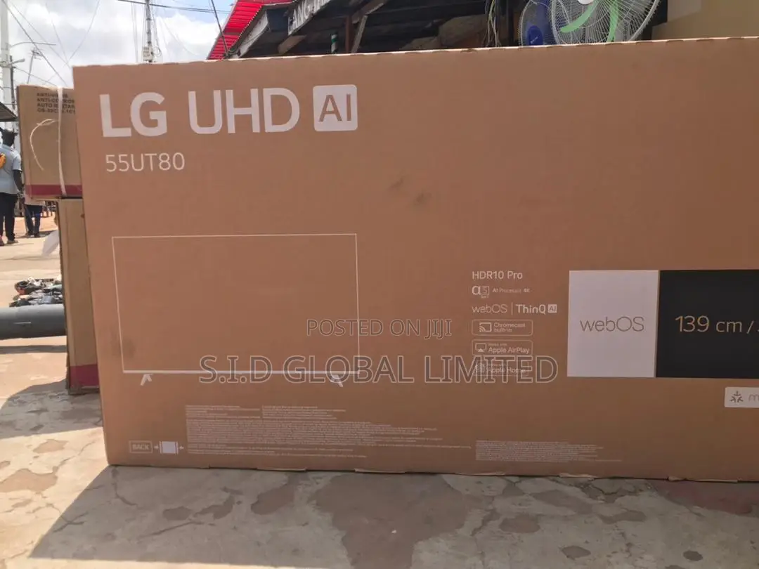 Lg 55" Alpha 5 Ai Processor Smart Tv 55ut80