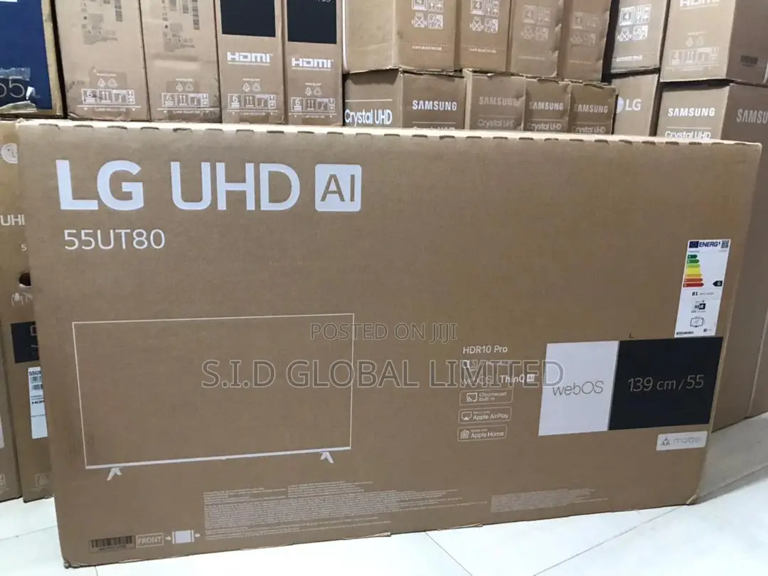 Lg 55" Alpha 5 Ai Processor Smart Tv 55ut80
