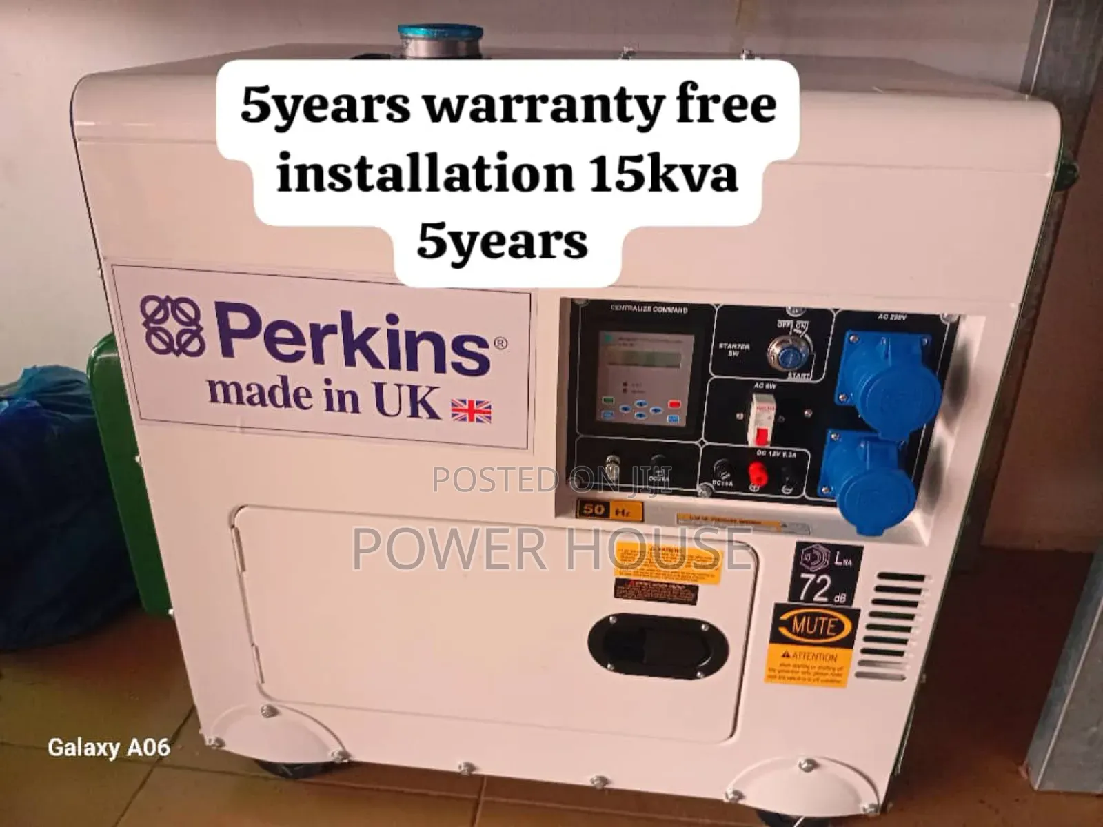 Energetic Royal Shield 16500watts 15kva Diesel Perkins Gener