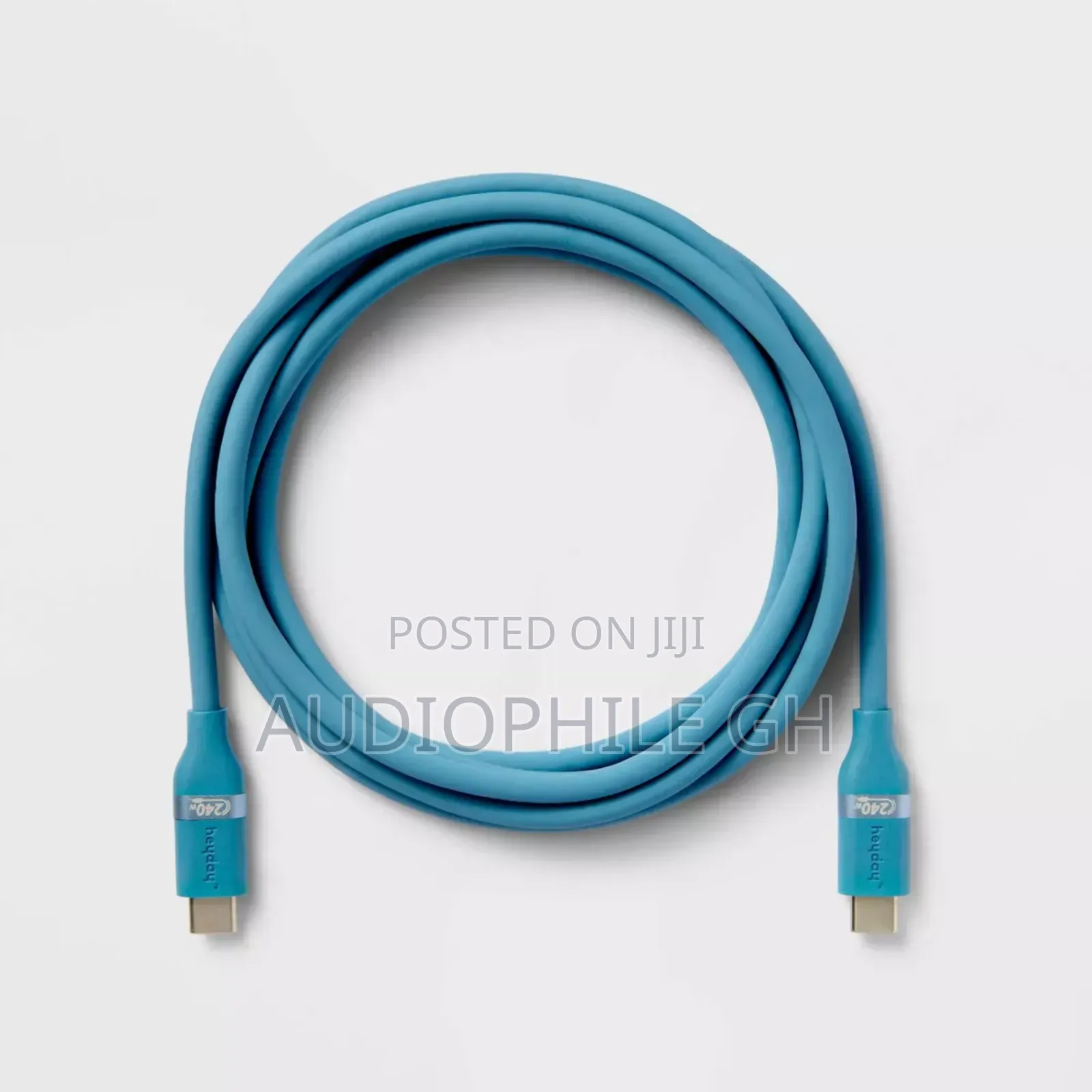 Heyday 6ft Usb-c To Usb-c Soft Fast Charging Silicone Cable