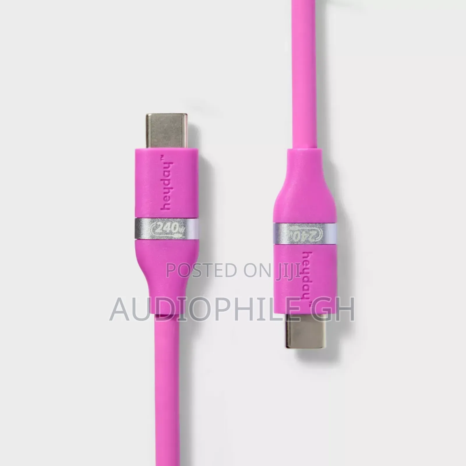 Heyday 6ft Usb-c To Usb-c Soft Fast Charging Silicone Cable