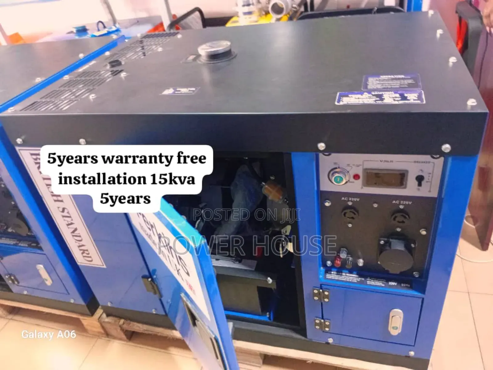 Energetic Zone Dock 15kva 16500watts Perkins Diesel