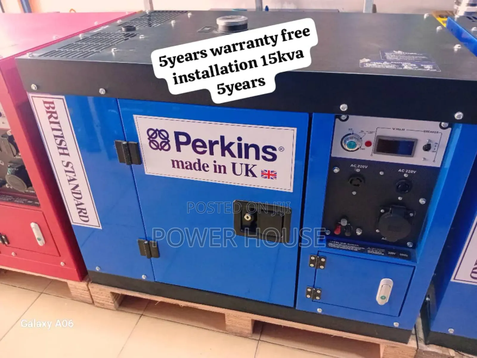 Energetic Zone Dock 15kva 16500watts Perkins Diesel