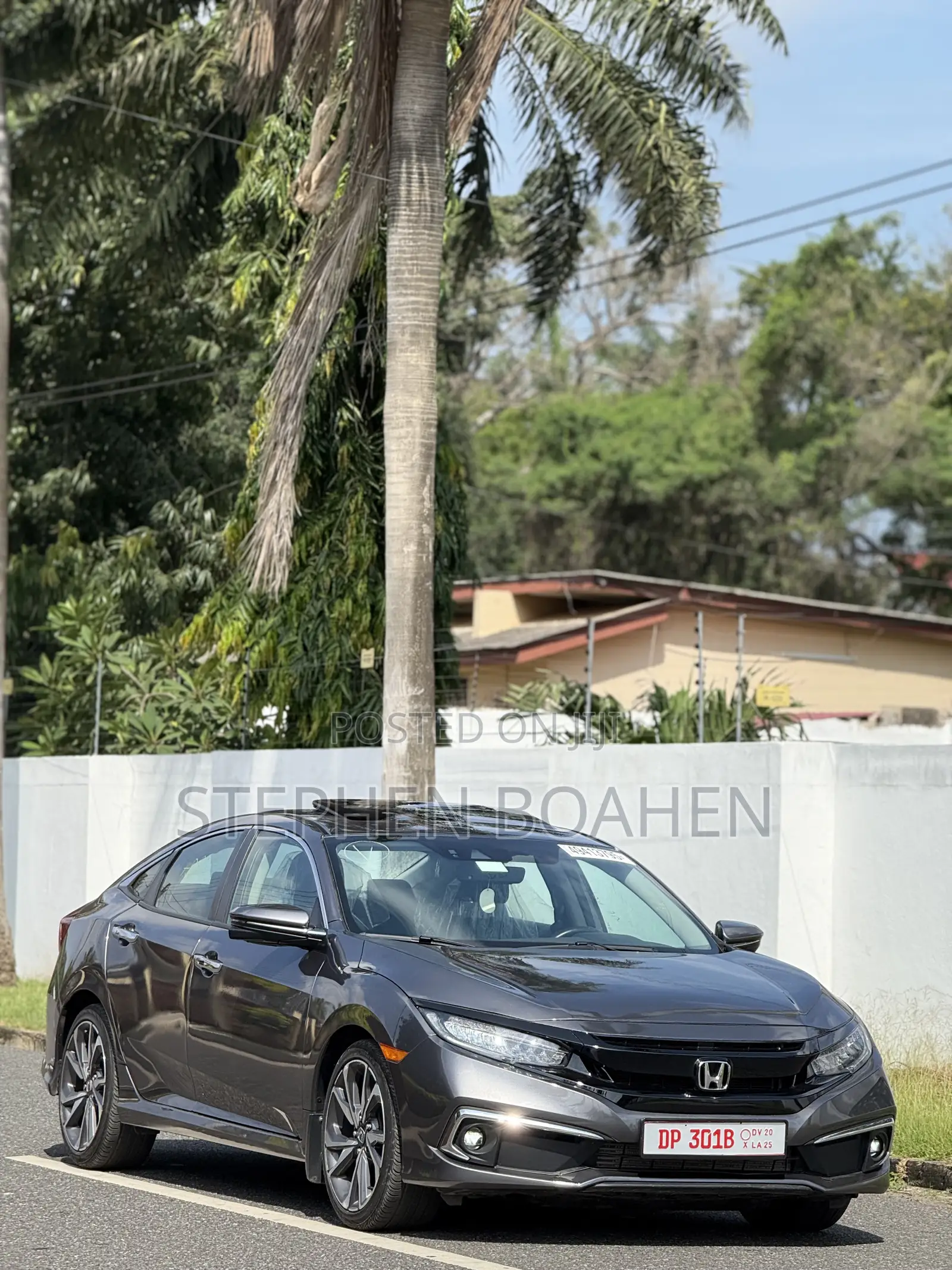 Honda Civic Touring Sedan 2019 Gray