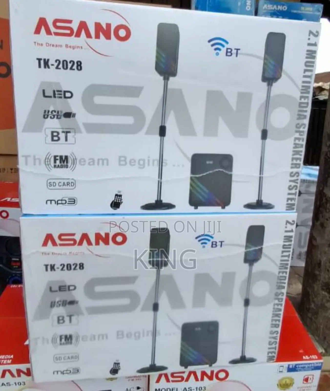 Asano Woofer Home Theater High Quality High Quality Sound
