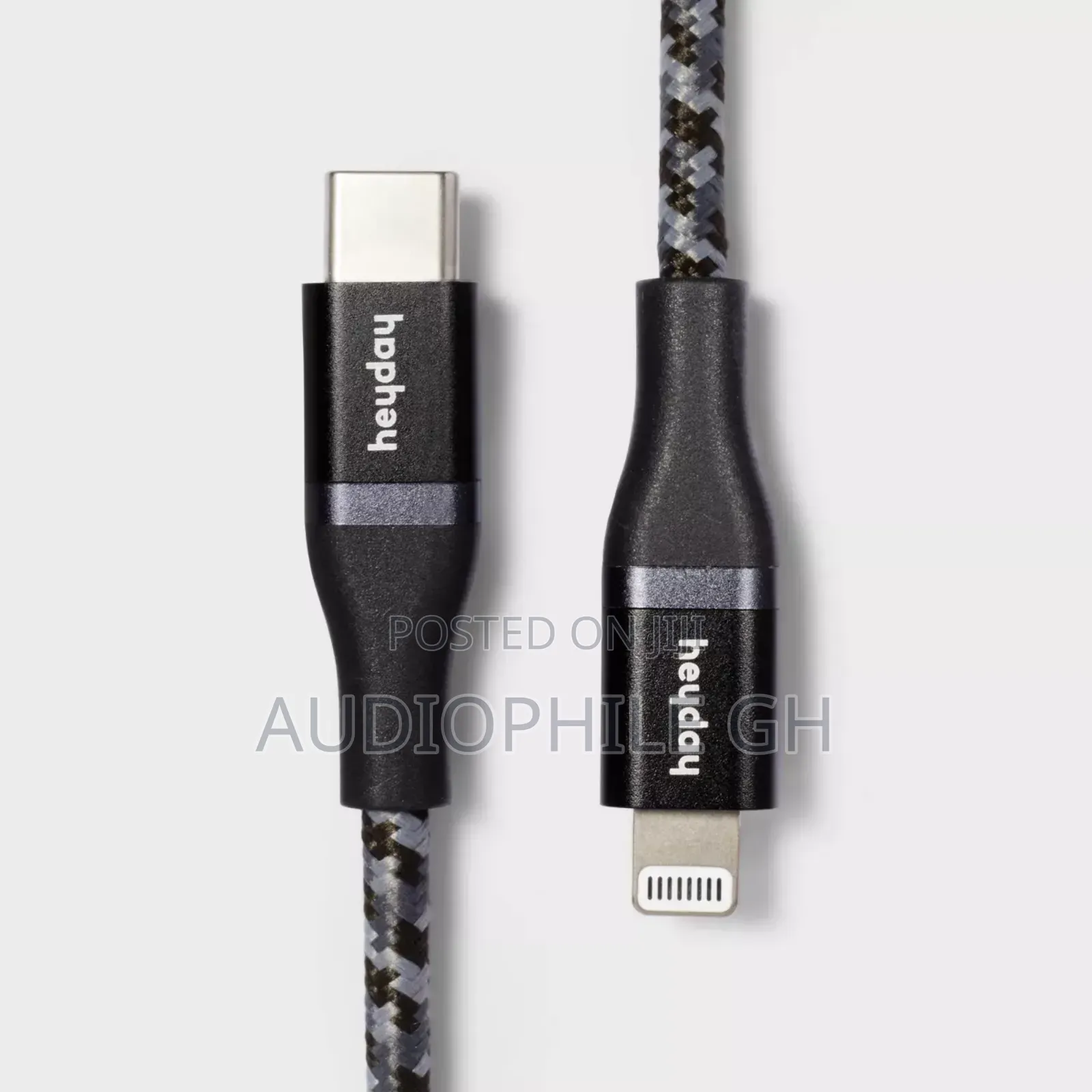 Heyday 4' Ft Lightning to Usb-C Braided Fast Charging Cable