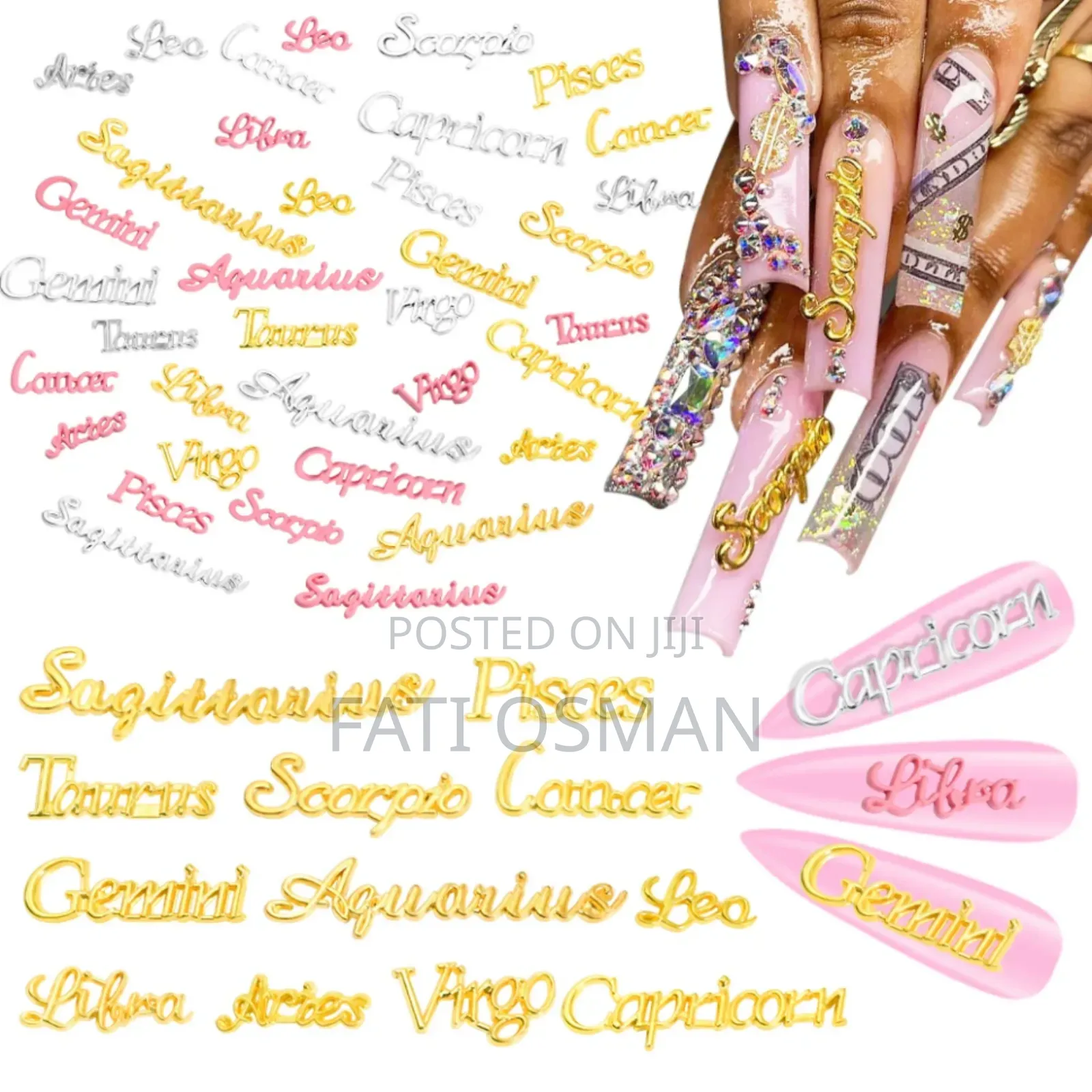Zodiac Signs Nail Charma