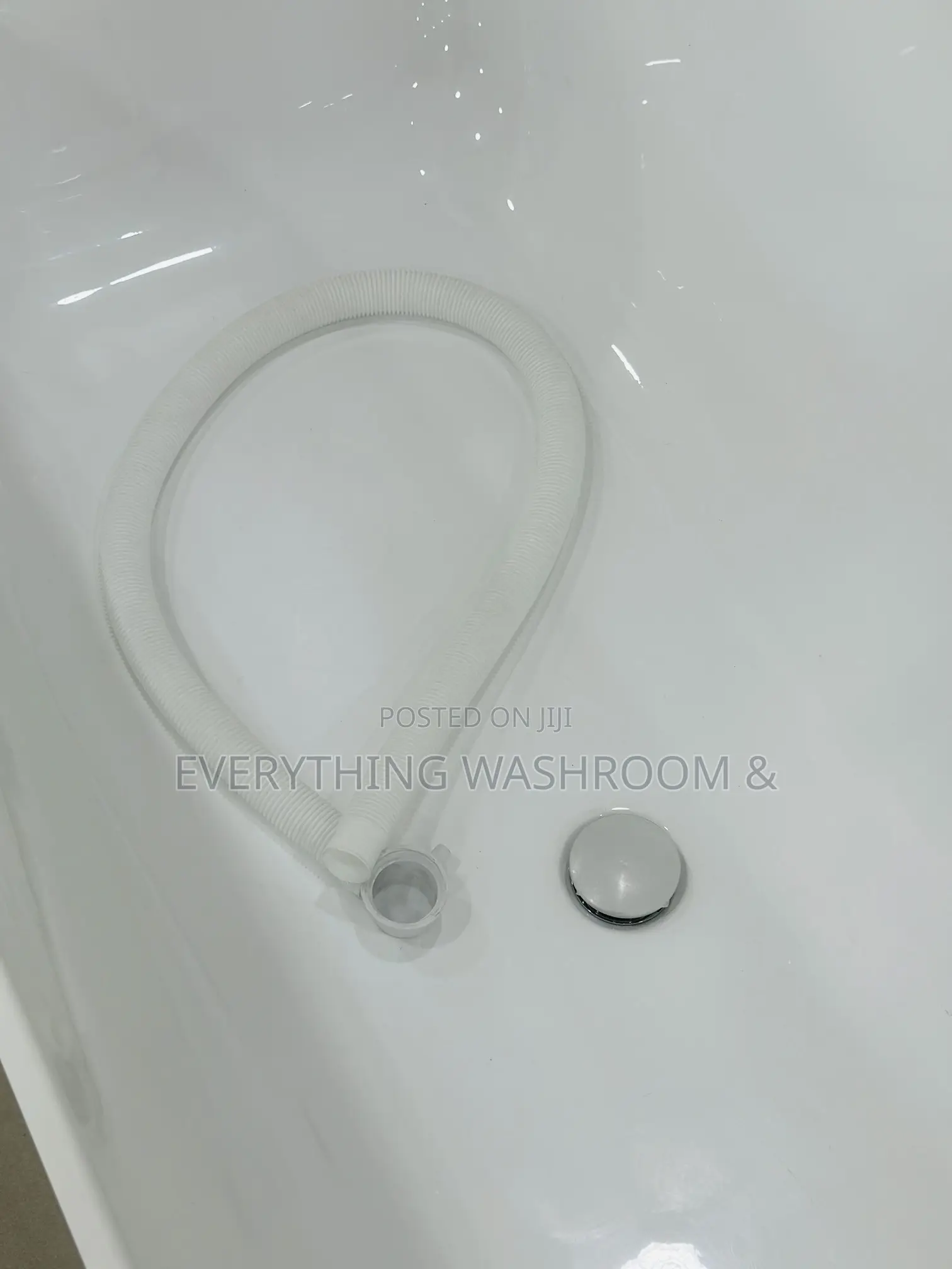 White Bathtub_ceramic Bathtub_straight Bath With Accessories