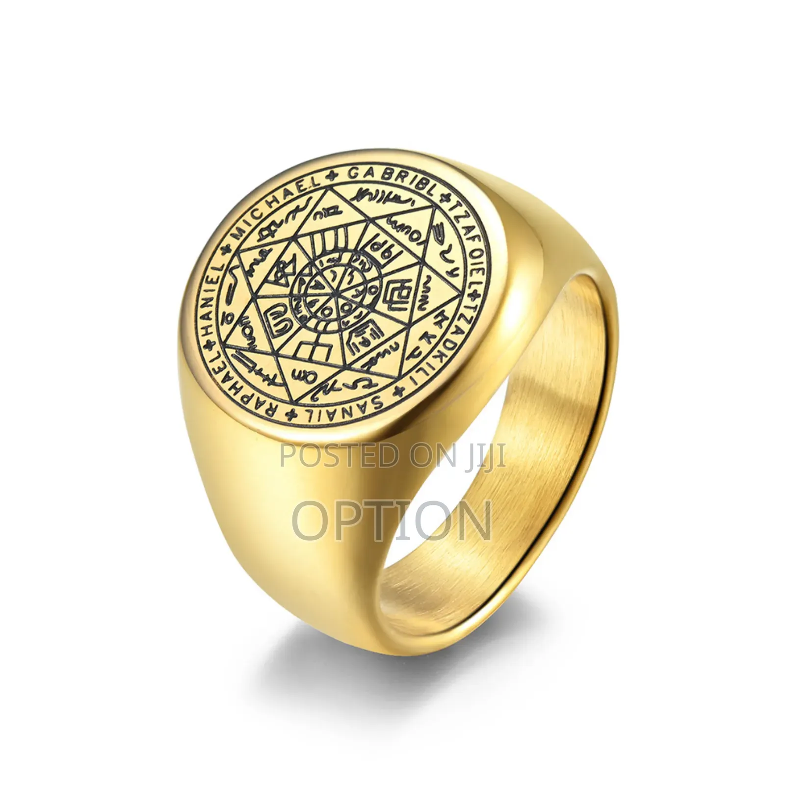 Angelic Seals Protection and Prosperity Ring