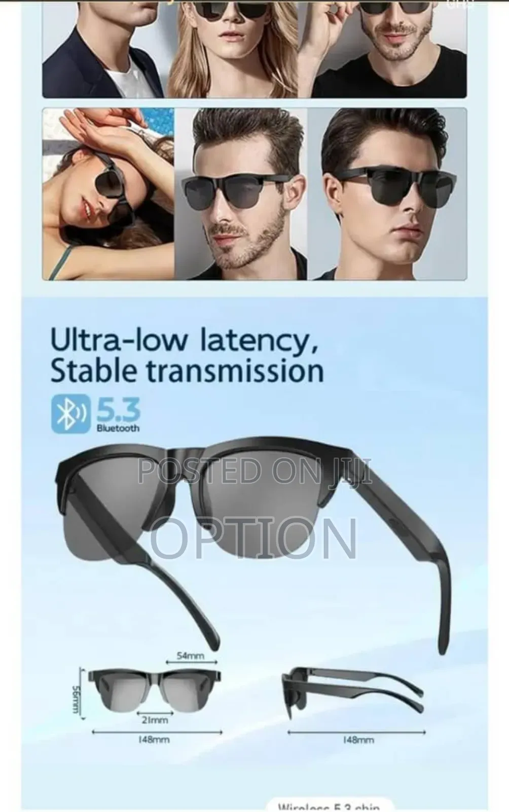 Bluetooth Phone Call And Music Glasses