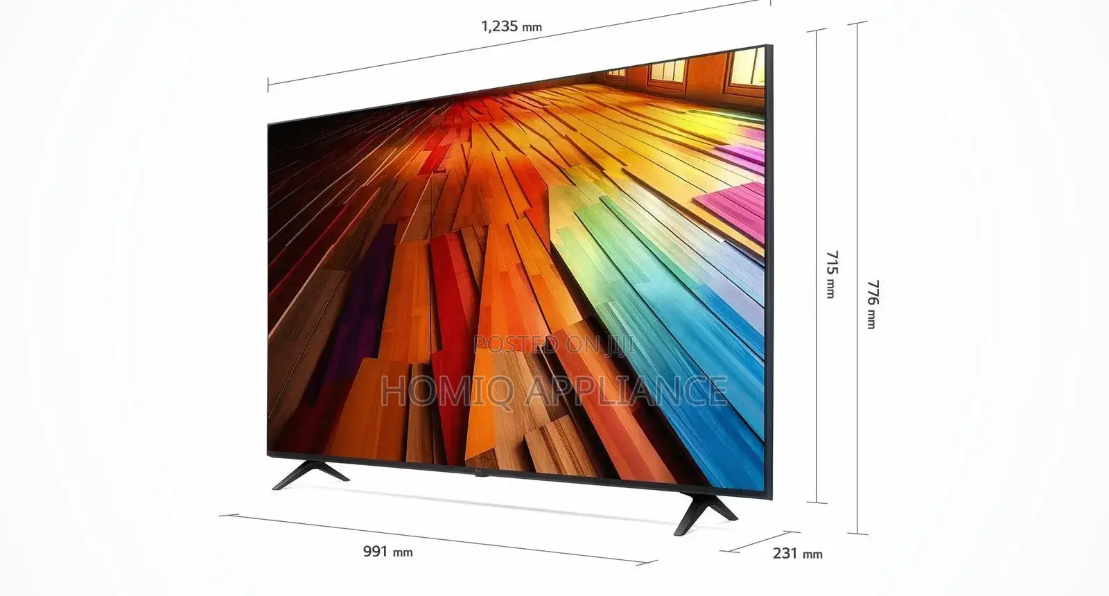 Lg 55inch Led Ut80 Smart Tv, Ultra Hd, Black, G Rated