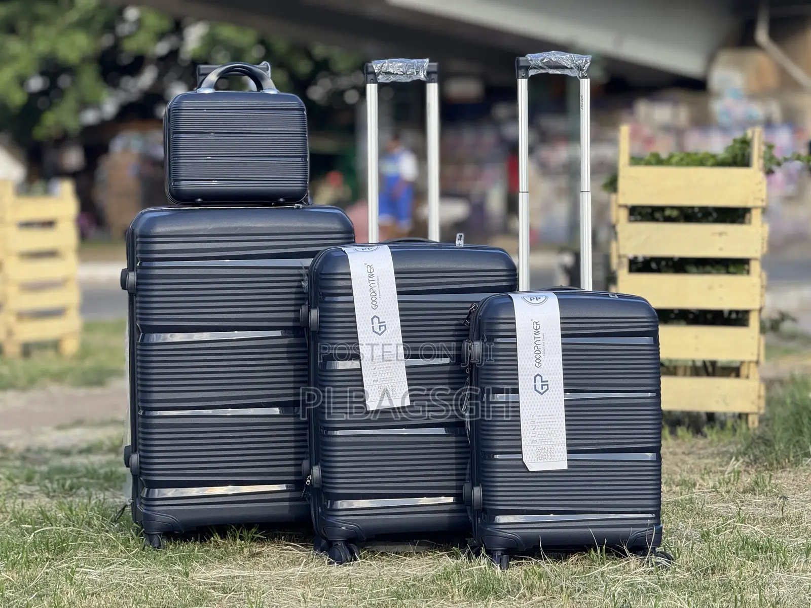 Goodpartner 4 Pieces Luggage Unbreakable Pp