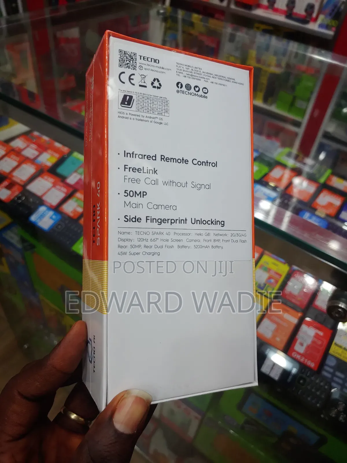 New Tecno Spark 16 GB Black
