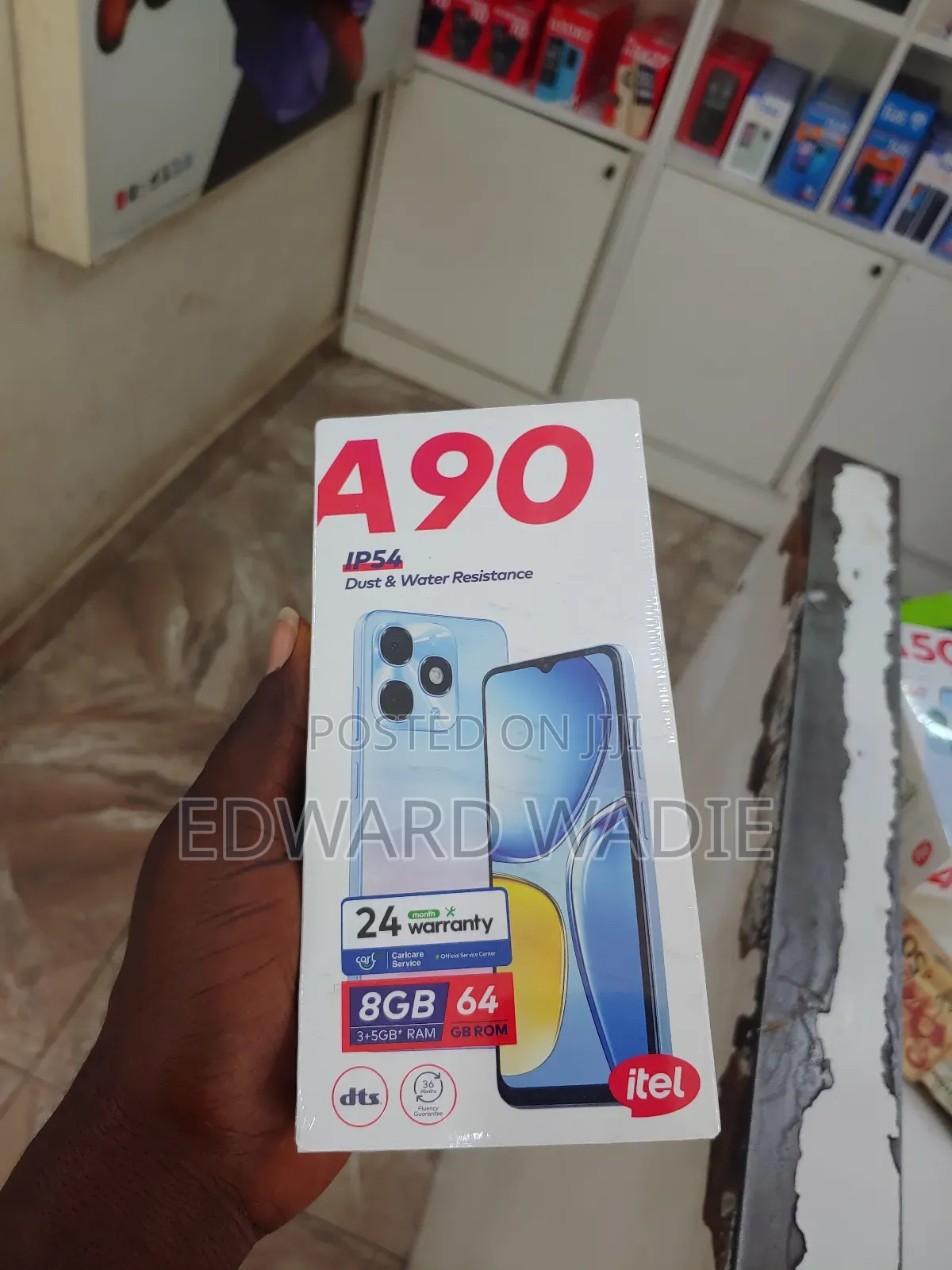 New Itel A90 64 GB Blue