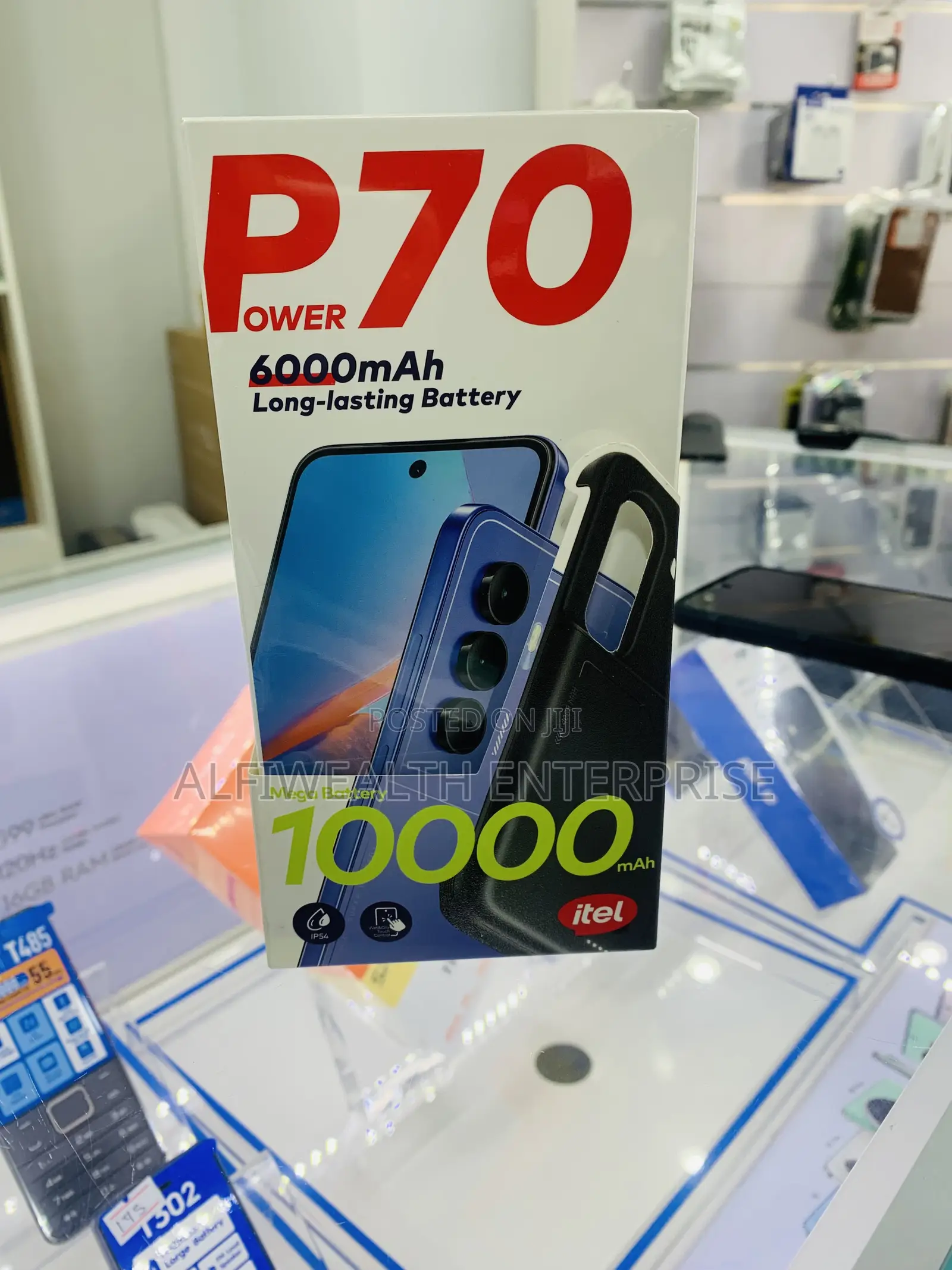 New Itel Power 70 128 GB Black