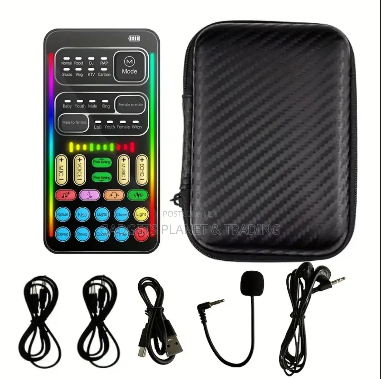 New I9 Multi-functional Voice Changer With 8 Sound Effects