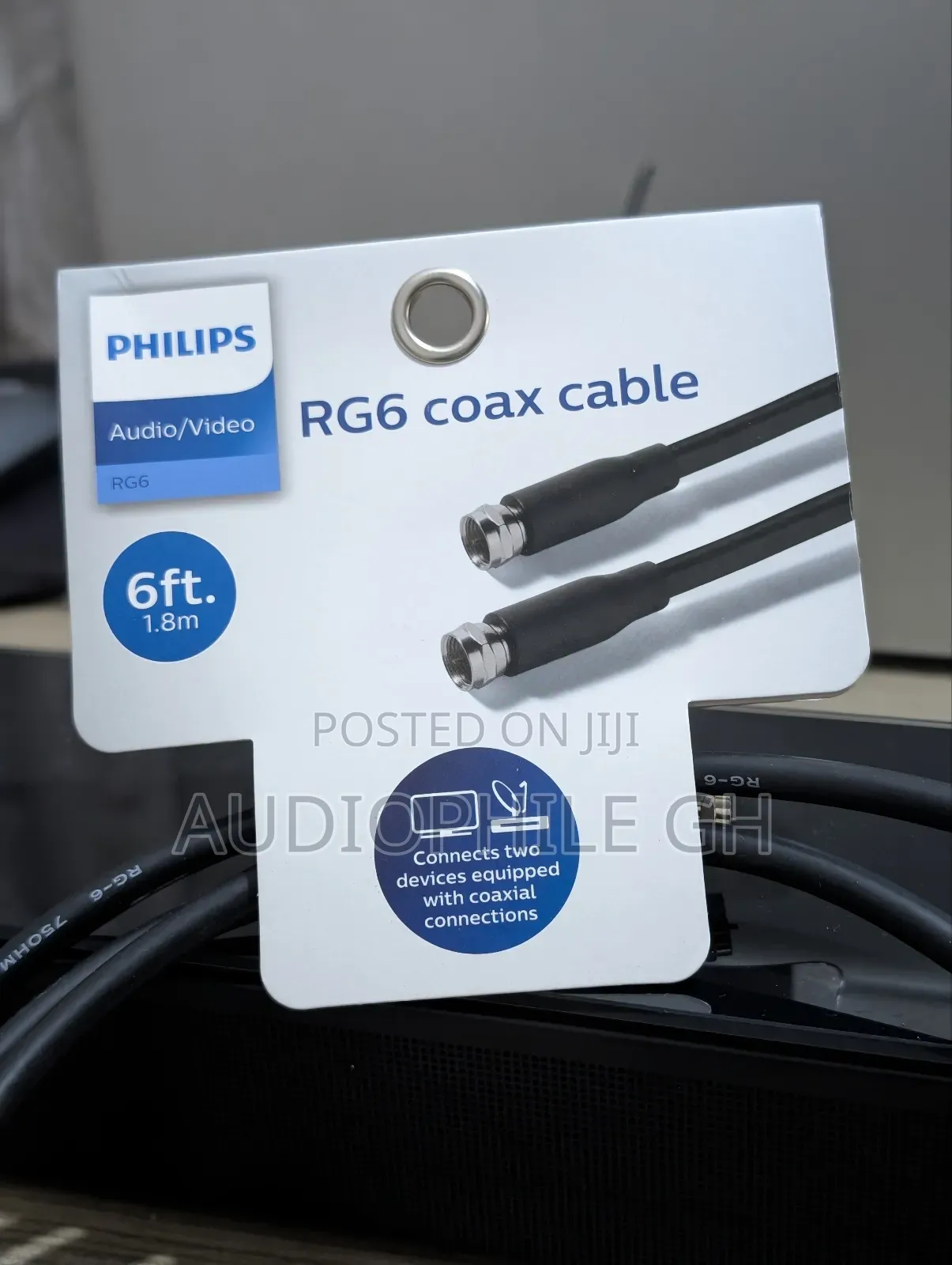 Philips 6ft. Rg6 Coaxial Cable