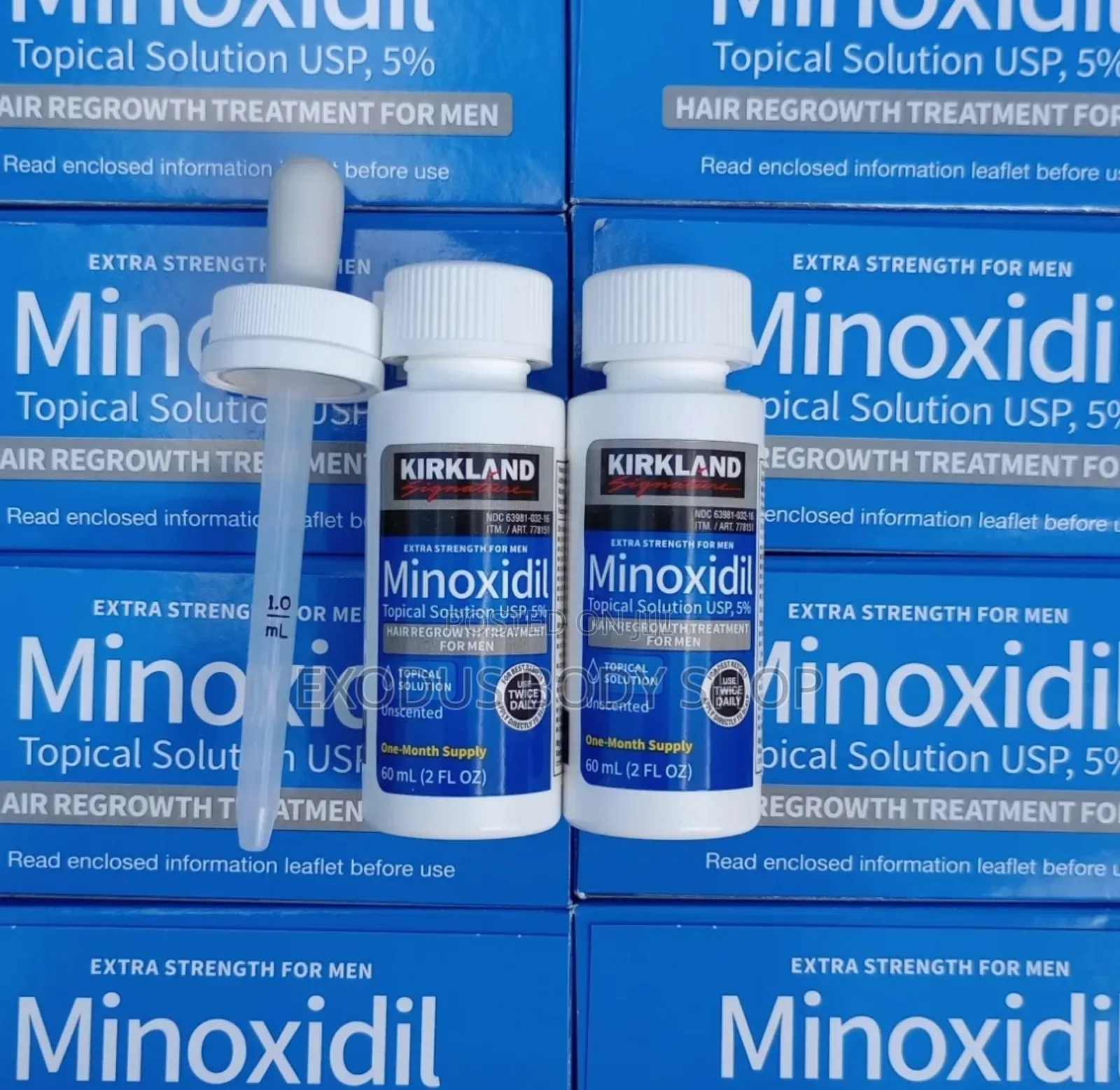 Kirkland Minoxidil 5% Men Hair Loss Treatment Oil.