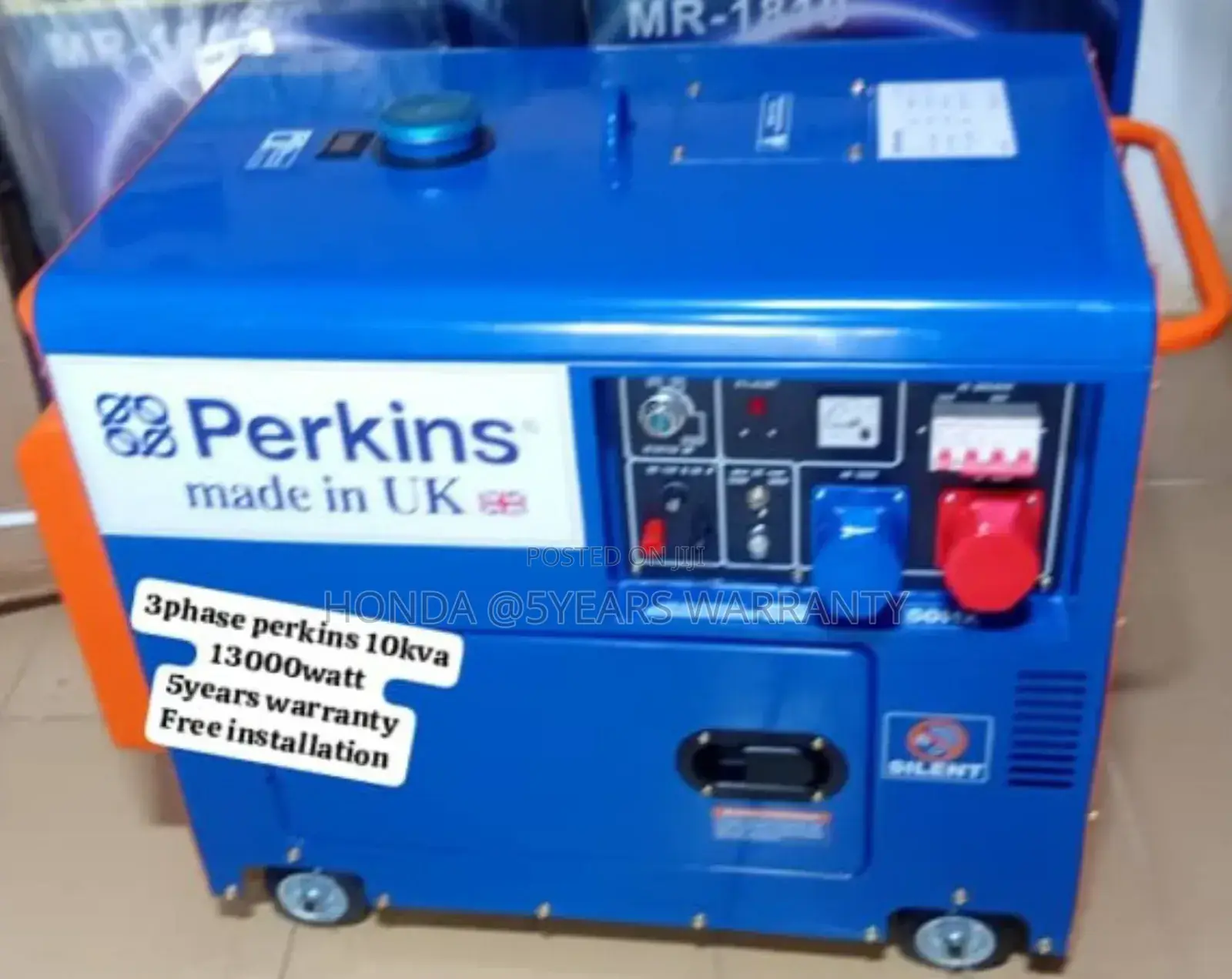Power Flow Energy Perkins 10kva 13000watt 3phase Generator