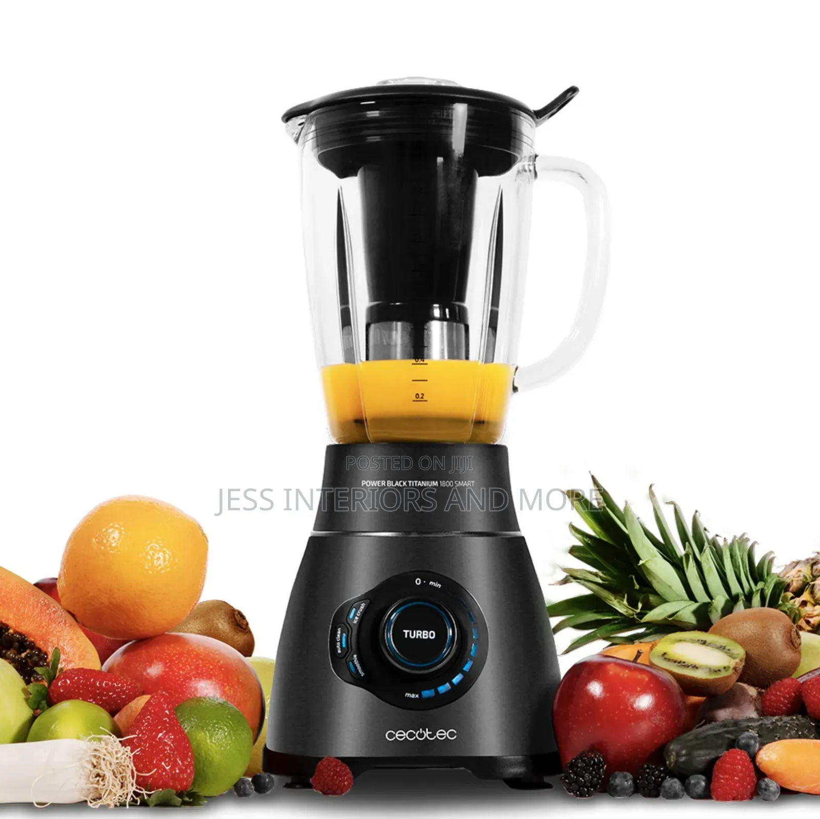 Cecotec Power Black Titanium 1800 Smart Jug Blender
