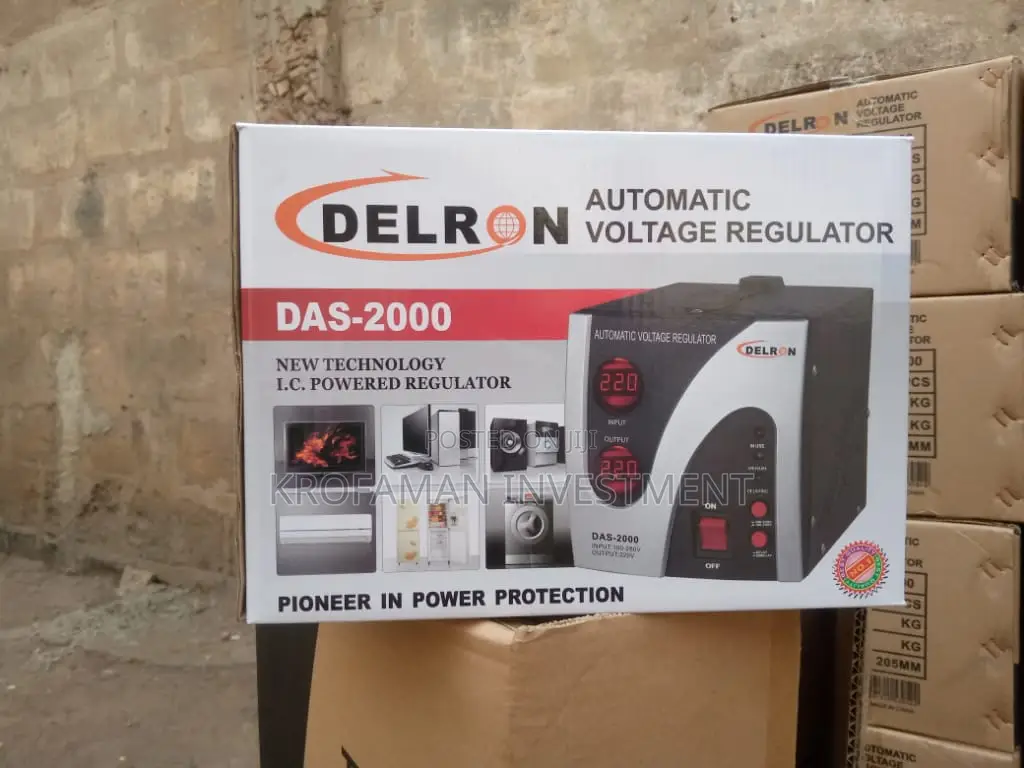 Delron Das-2000 Stabilizer Digital 2000watts