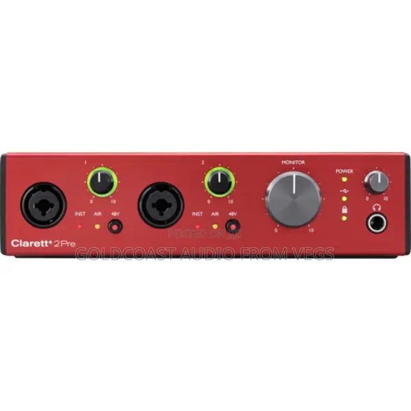 Focusrite Clarett+ 2pre Usb-C Audio/Midi Interface
