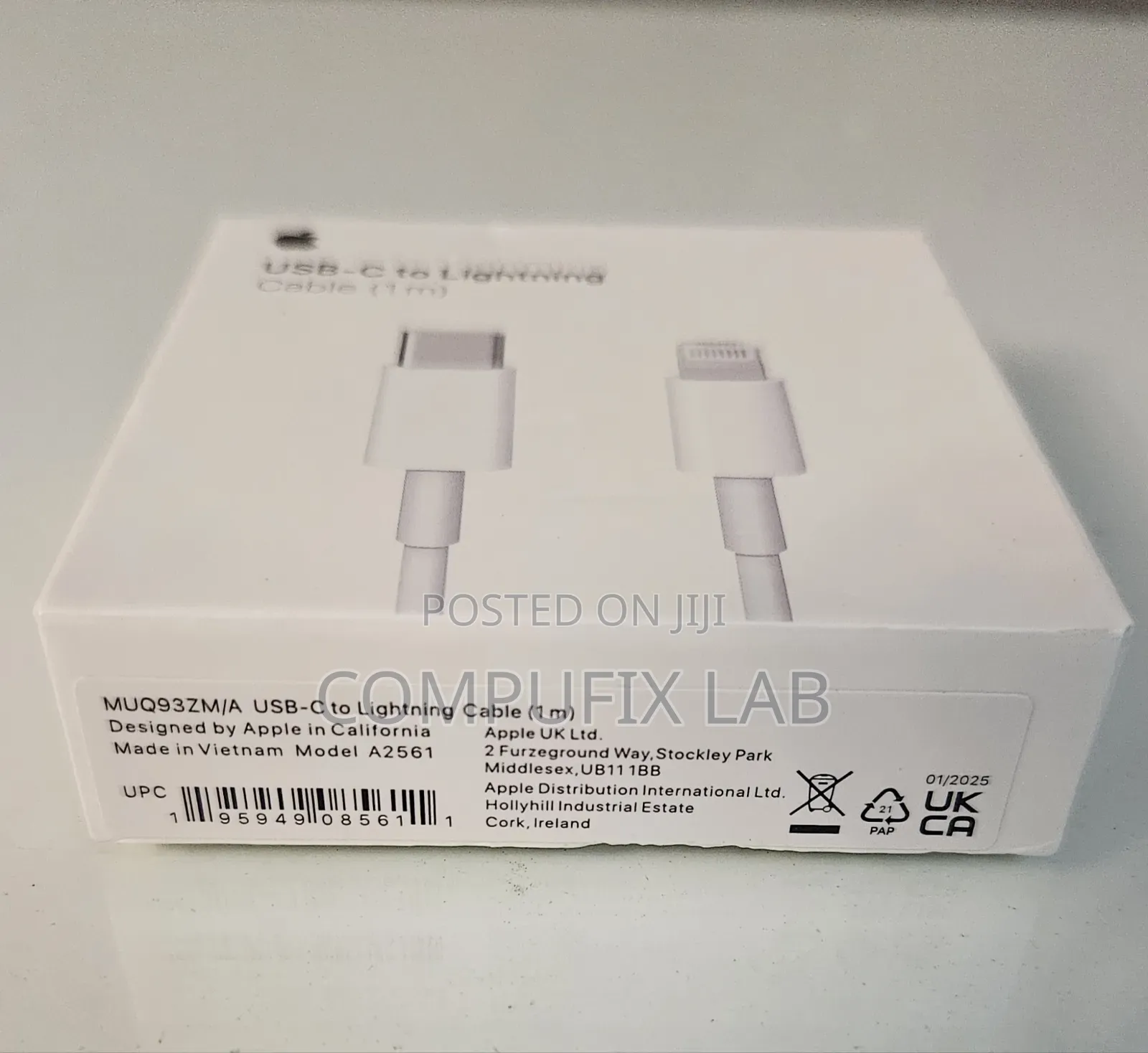 Apple Muq93zm/a Usb- C to Lightning Cable (1m)