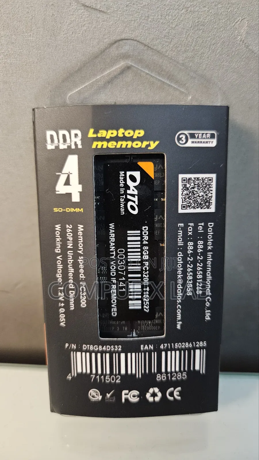 8gb Ddr 4 Laptop Ram 3200mhz