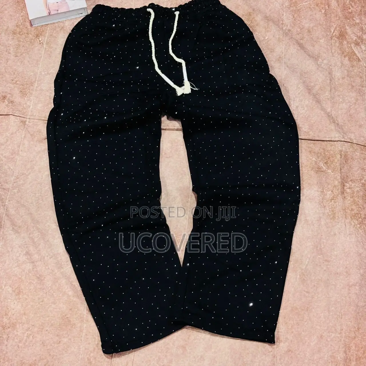 Unisex Sweatpants Graphic Flare Rhinestone Waist Drippy