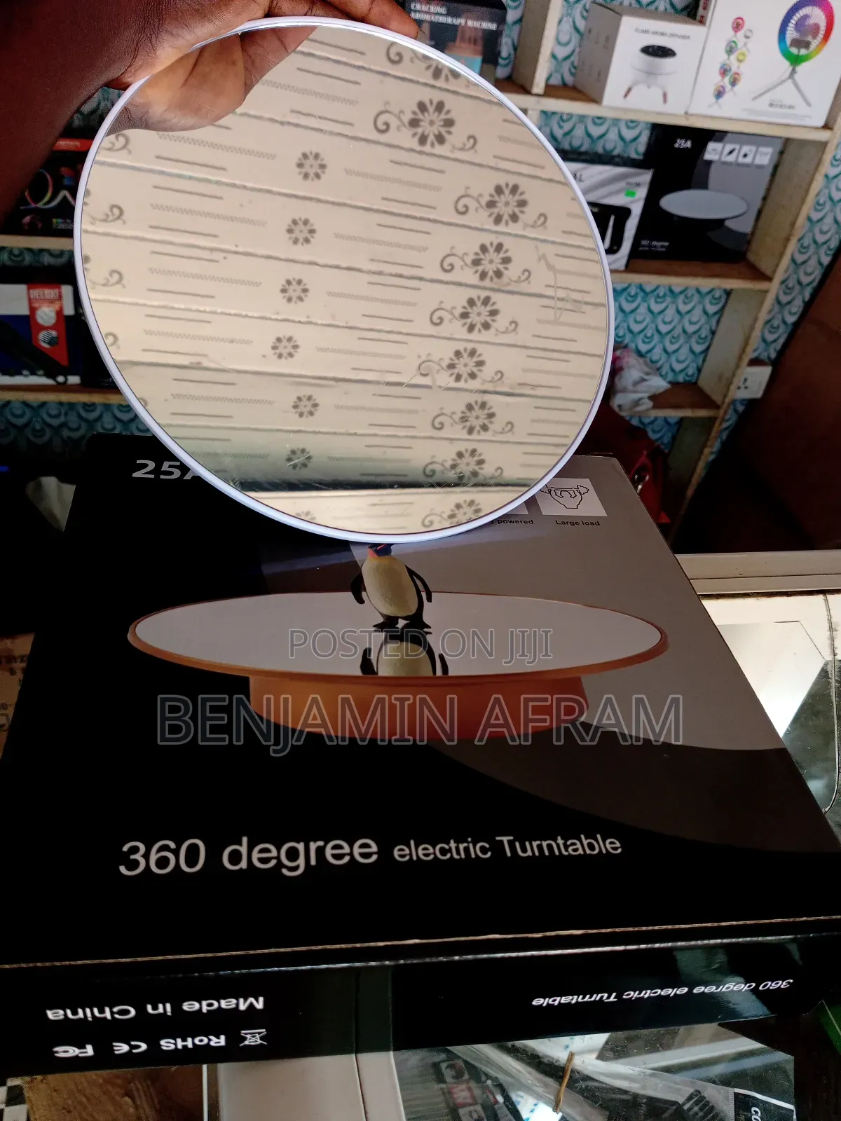 Electric Advert Rotating Stand