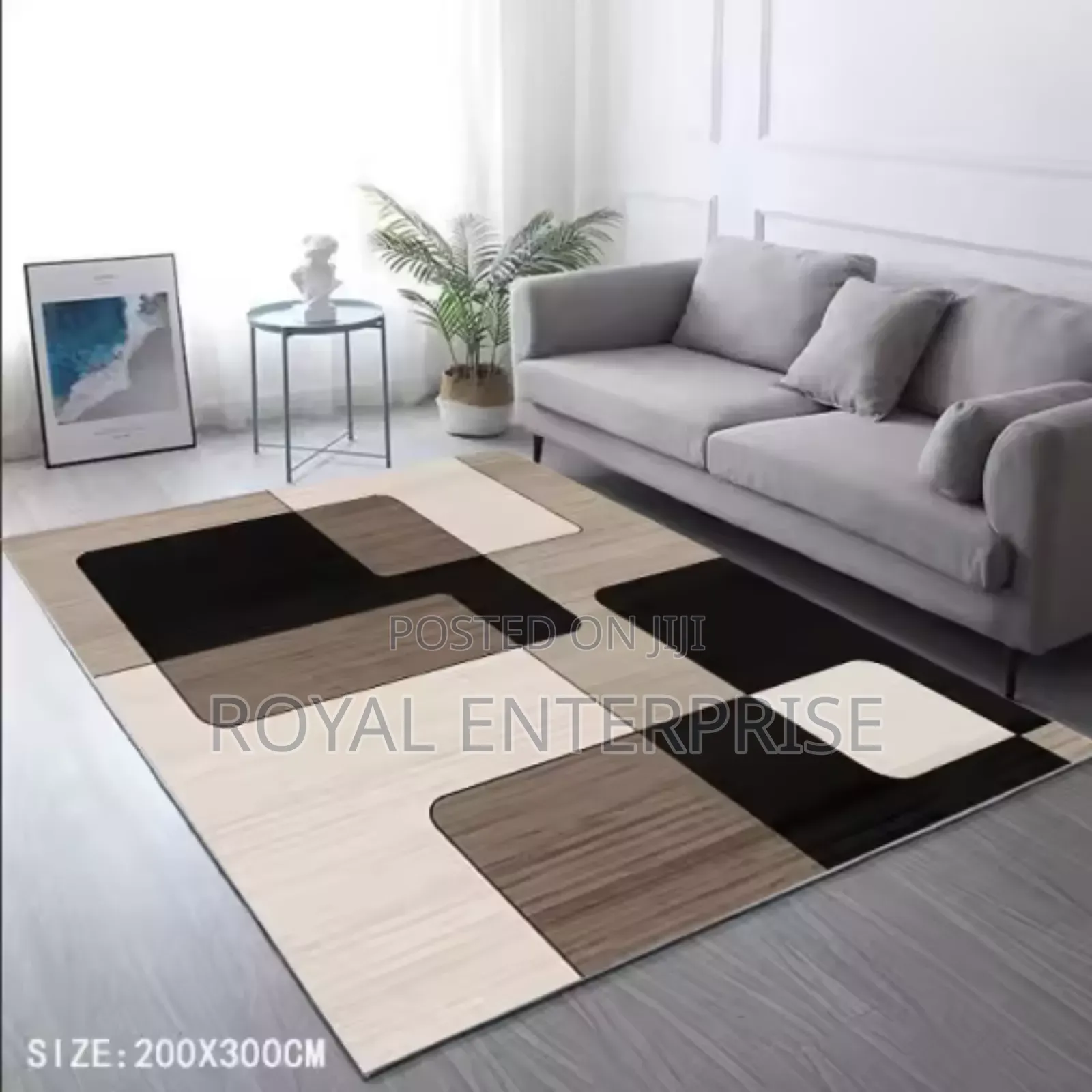 Elevate Your Home: 3d Center Carpets ( 200×300cm )
