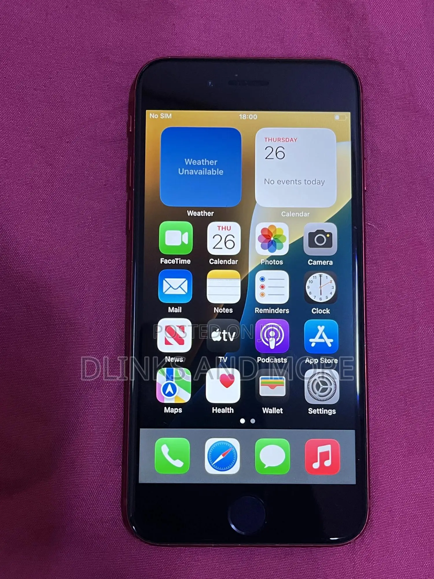 Apple iPhone SE (2022) 64 GB Red