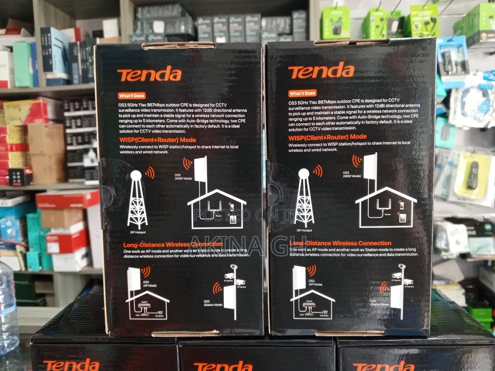 Tenda Os3 5ghz 11ac 867mbps 12dbi Outdoor Cpe Os3