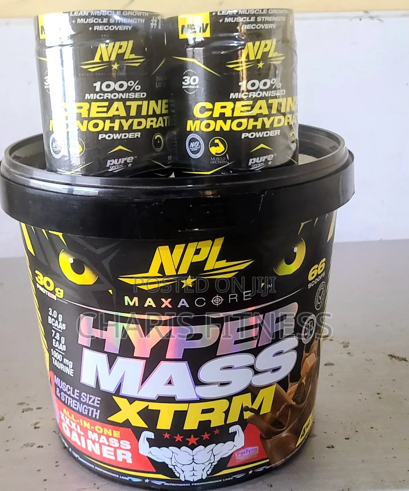 Mass Gainer 4kg + Micronized Creatine (2 Pairs)
