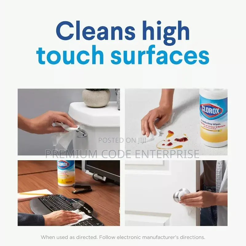 Clorox Disinfecting Wipes – 85 Wet Wipes Value Pack