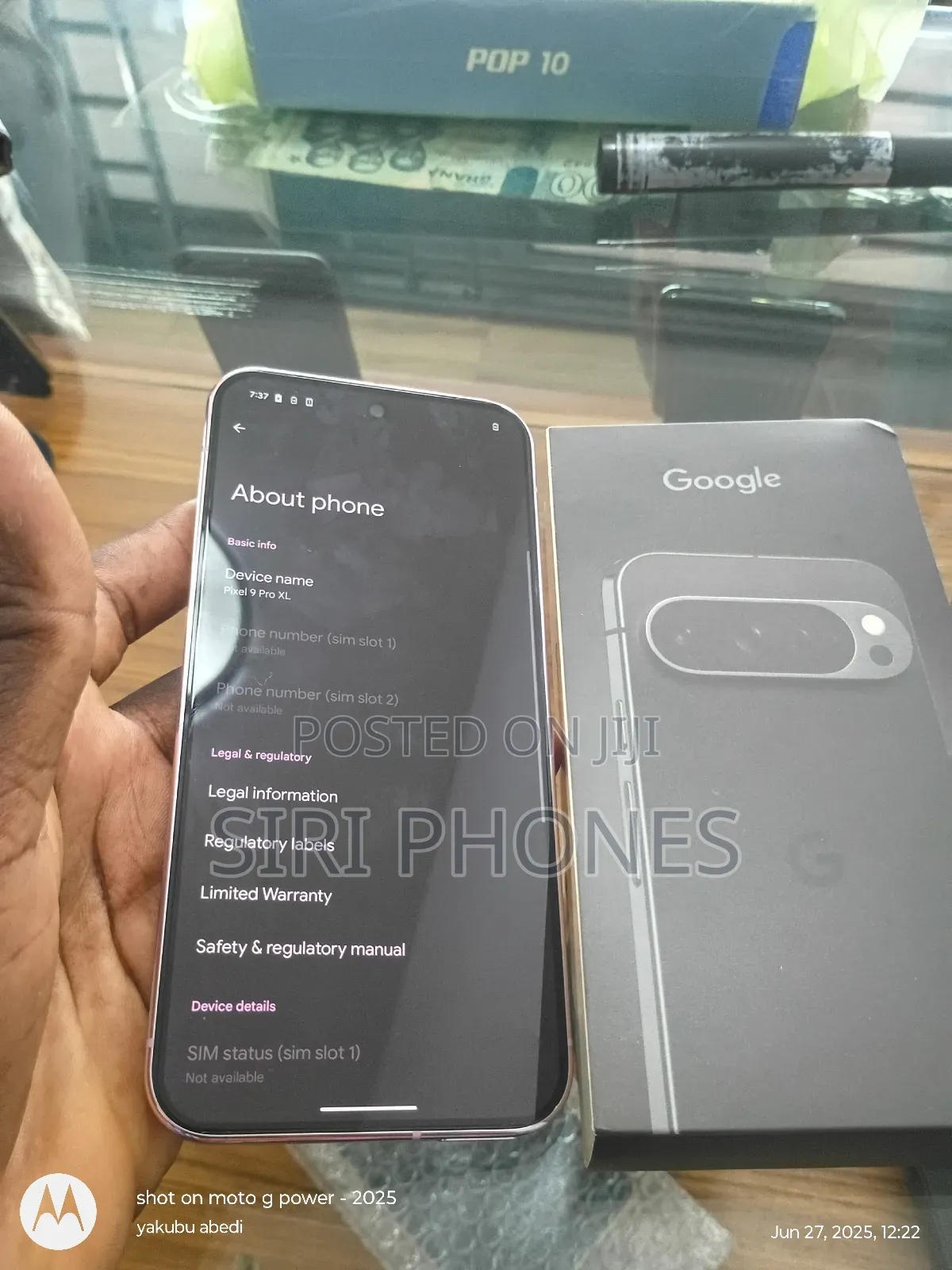 New Google Pixel 9 Pro XL 256 GB Rose Gold