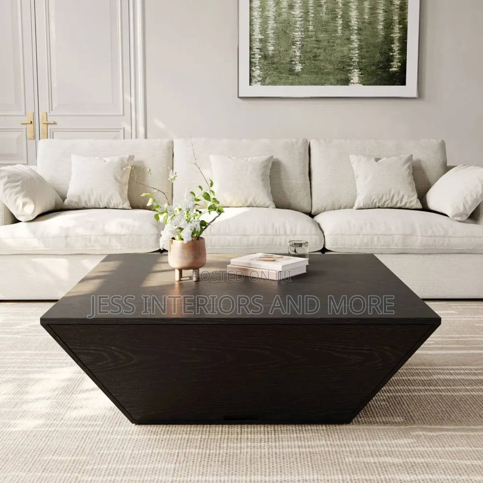 Modern Center Table(Hidden Drawer)