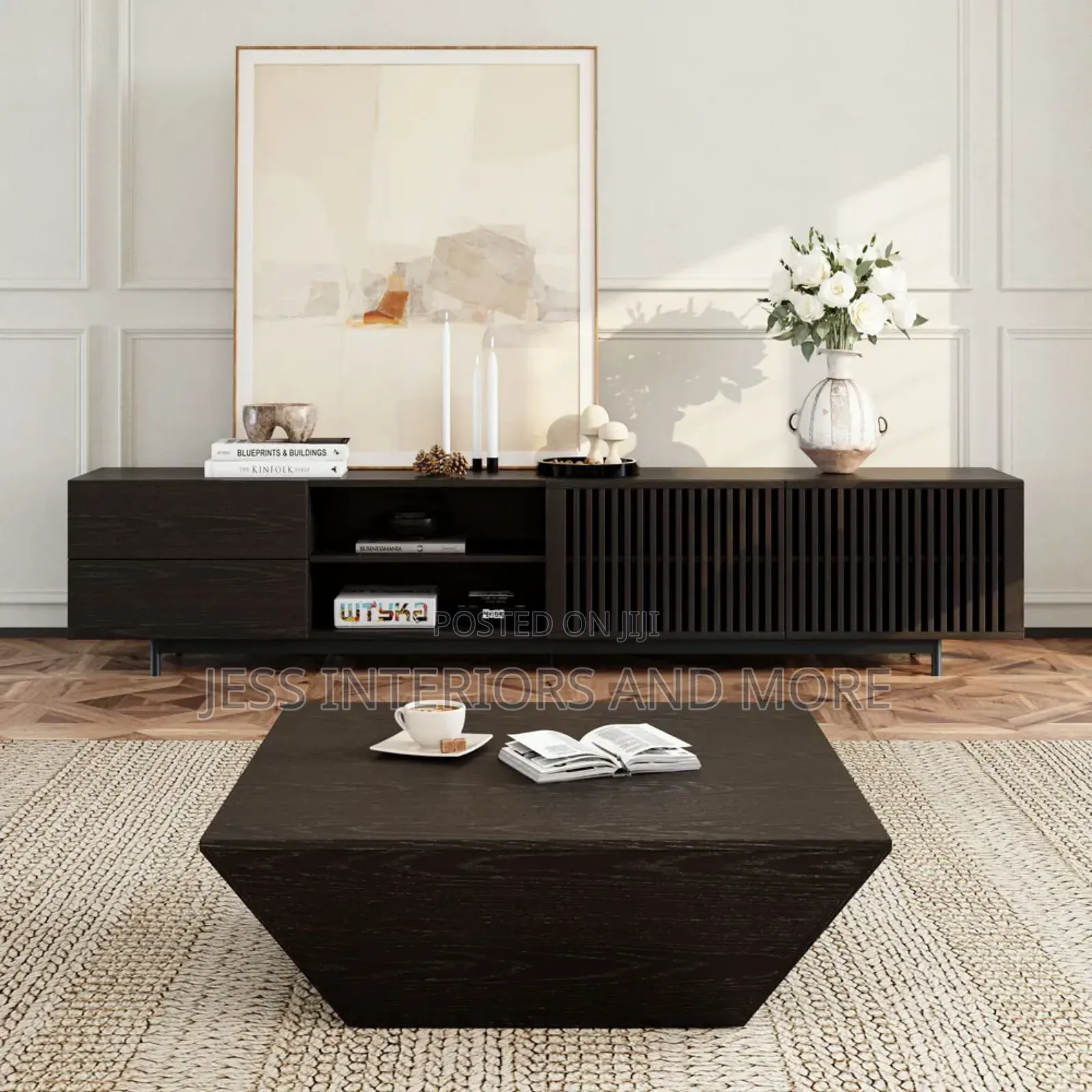 Modern Center Table(Hidden Drawer)